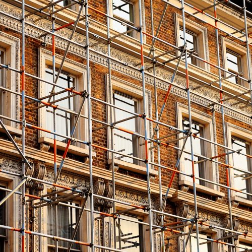 scaffold building