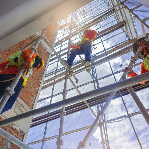 scaffold work